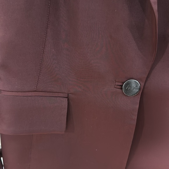 Claude Montana Maroon Blazer Women's E34 Made in Italy - Picture 8 of 8